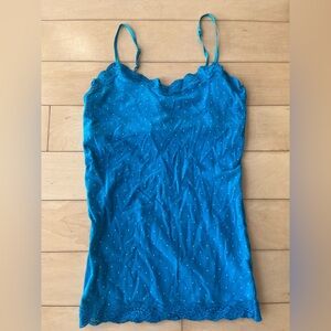Aeropostale Blue Lace Trim Women's Top